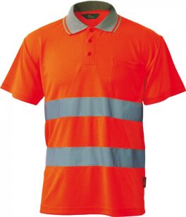 Koszulka polo ostrzegawcza VIZWELL VWPS01-BO/XXL