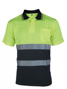 Koszulka polo ostrzegawcza VIZWELL VWPS13YN/M