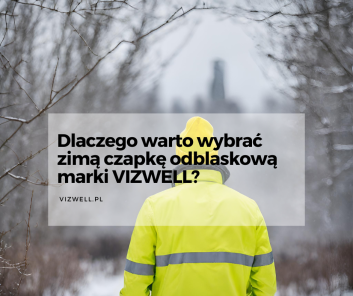 Czapka odblaskowa zimowa VIZWELL VW21502O - bezpieczeństwo na drodze