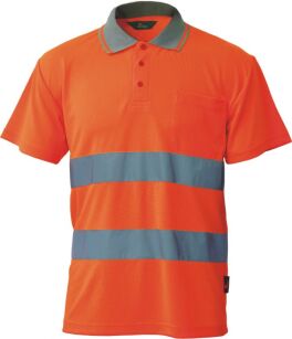 Koszulka polo Coolpass ostrzegawcza VIZWELL VWPS01-AO/XXXL
