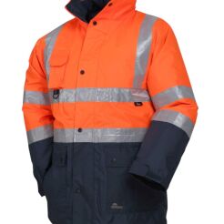 Wielofunkcyjna kurtka robocza odblaskowa 5w1 VIZWELL VWJK44ON/XL