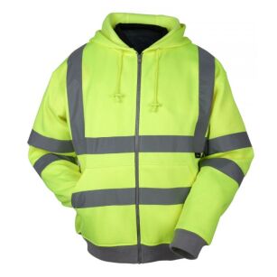 Bluza z kapturem ostrzegawcza VIZWELL VWFC14Y/M żółta