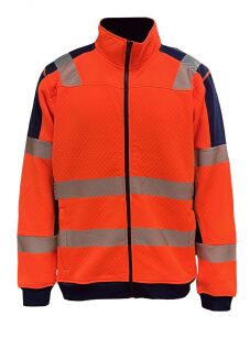 Bluza ostrzegawcza VIZWELL VWFC62ON/S pomarańczowa