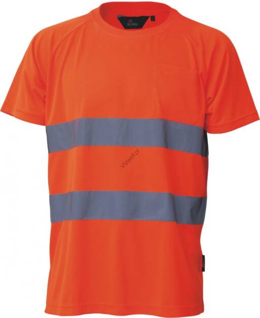 T-shirt Collpass ostrzegawczy VIZWELL VWTS01-AO/XL
