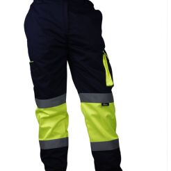Spodnie robocze ostrzegawcze VIZWELL VWTC17YN/M