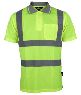 Koszulka polo ostrzegawcza VIZWELL VWPS03-BY/S
