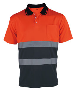 Koszulka polo odblaskowa VIZWELL VWPS13ON/XXL