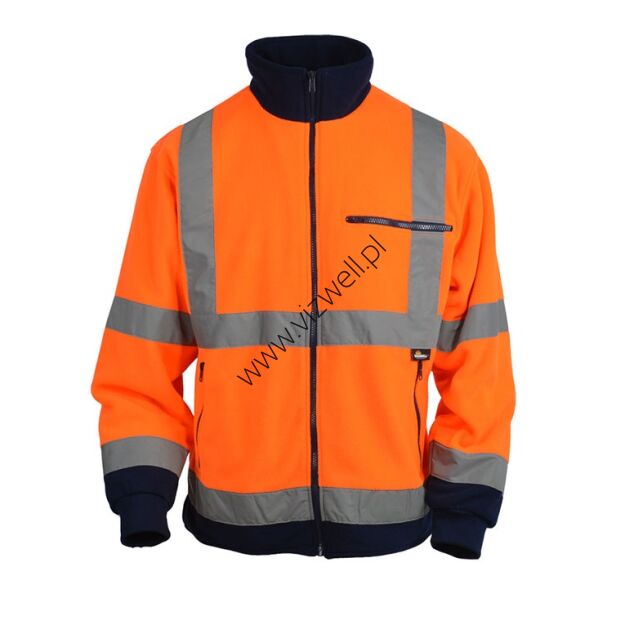 Kurtka polarowa odblaskowa VIZWELL VWFC13BON/S