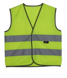 Kamizelka odblaskowa dziecięca VIZWELL VWEN01-CY/7-9 - żółta