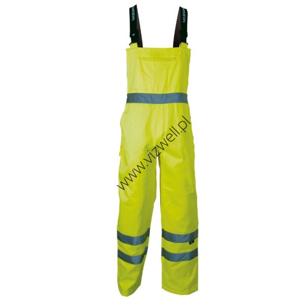 Spodnie odblaskowe na szelkach VIZWELL VWTC08Y/XXL