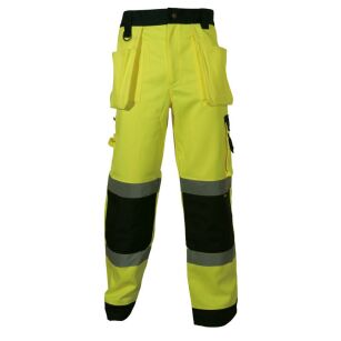 Spodnie robocze ostrzegawcze VIZWELL VWTC64-BYN/XXL