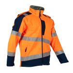 Kurtka Softshell Rip-stop ostrzegawcza VIZWELL VWJK613YN/XXXL - 2