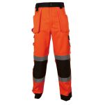 Spodnie robocze ostrzegawcze VIZWELL VWTC64-BYN/XXXL - 2