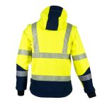 Kurtka Softshell Rip-stop ostrzegawcza z odpinanymi rękawami VIZWELL VWJK521O/XXL - 4