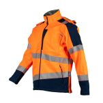 Kurtka Softshell Rip-stop ostrzegawcza VIZWELL VWJK613YN/S - 3