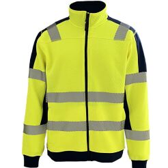 Bluza ostrzegawcza VIZWELL VWFC62YN/M żółta