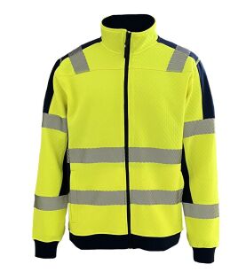 Bluza ostrzegawcza VIZWELL VWFC62YN/S żółta