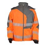 Kurtka SOFTSHELL ostrzegawcza o intensywnej widzialności VIZWELL VWJK267YG/XXXXL - 3